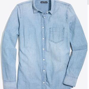 J. Crew Mercantile Chambray Button Down, S
